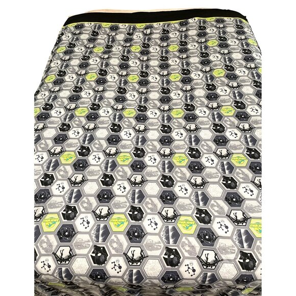 Kid Jurassic Park World Dinosaur Twin Flat Bed Sheet T Rex Bone Black Green Grey - Picture 9 of 9